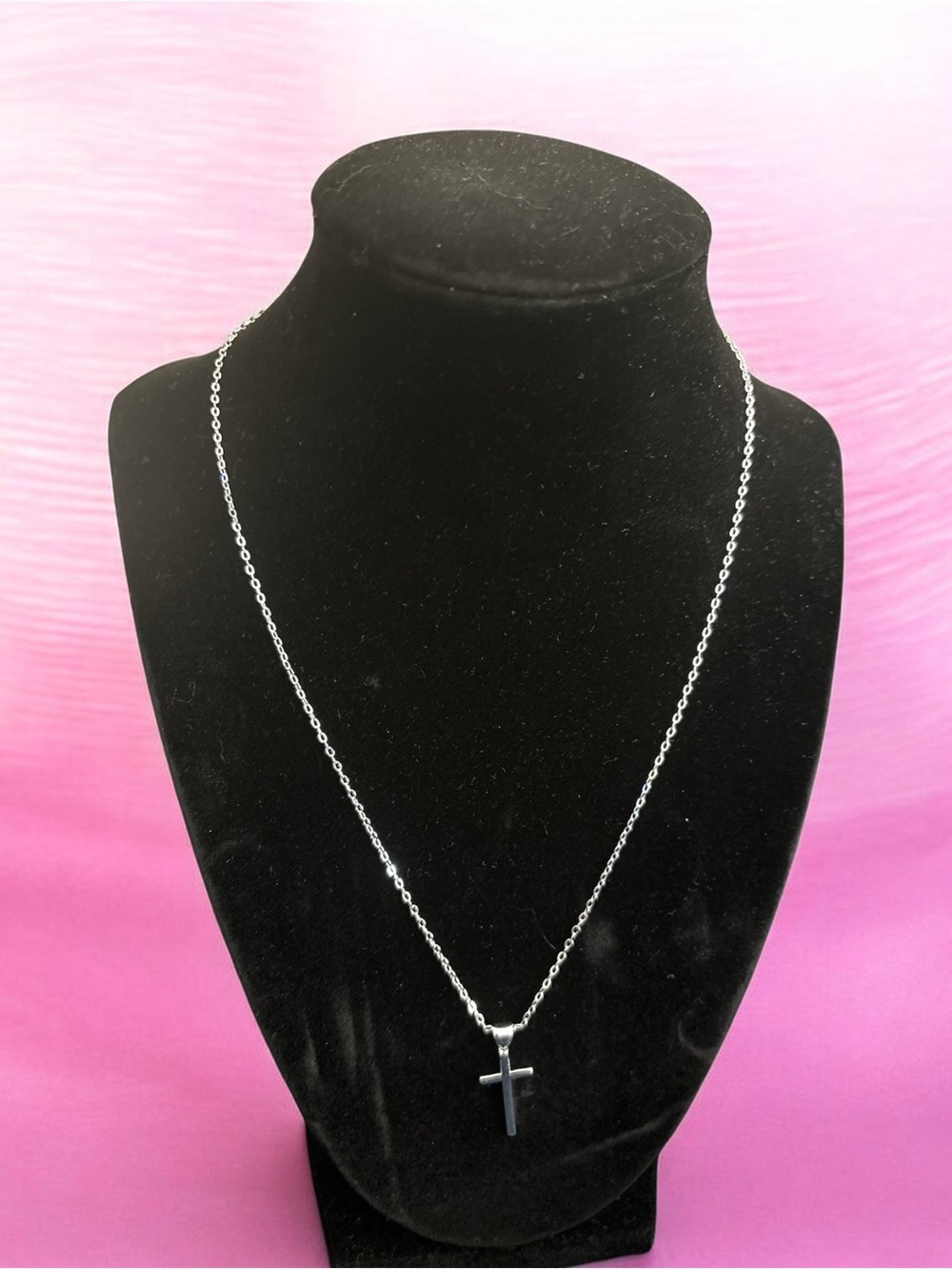 Sterling Silver Cross Pendant Necklace - Classic Women’s Jewelry